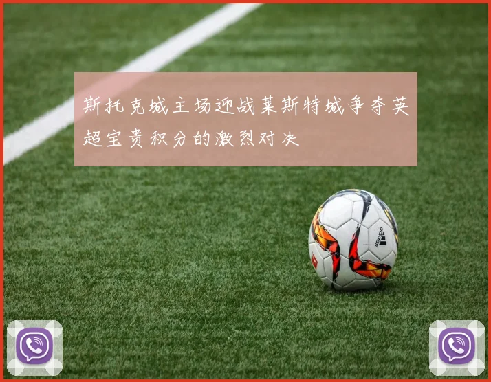 斯托克城主场迎战莱斯特城争夺英超宝贵积分的激烈对决